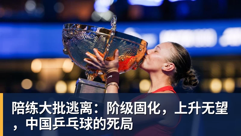 陪练大批逃离：阶级固化，上升无望，中国乒乓球的死局