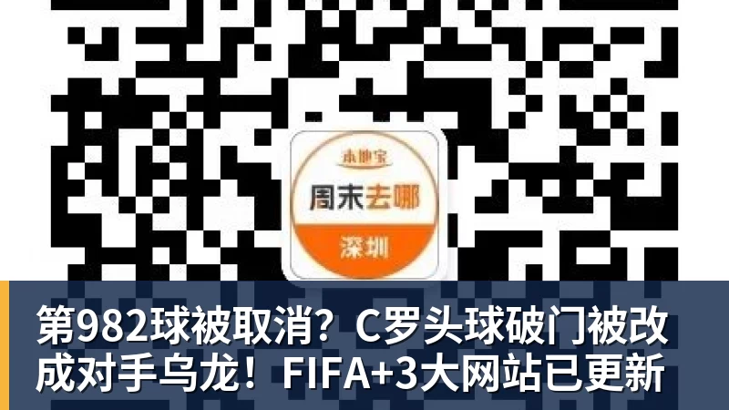 第982球被取消?C罗头球破门被改成对手乌龙!FIFA+3大网站已更新